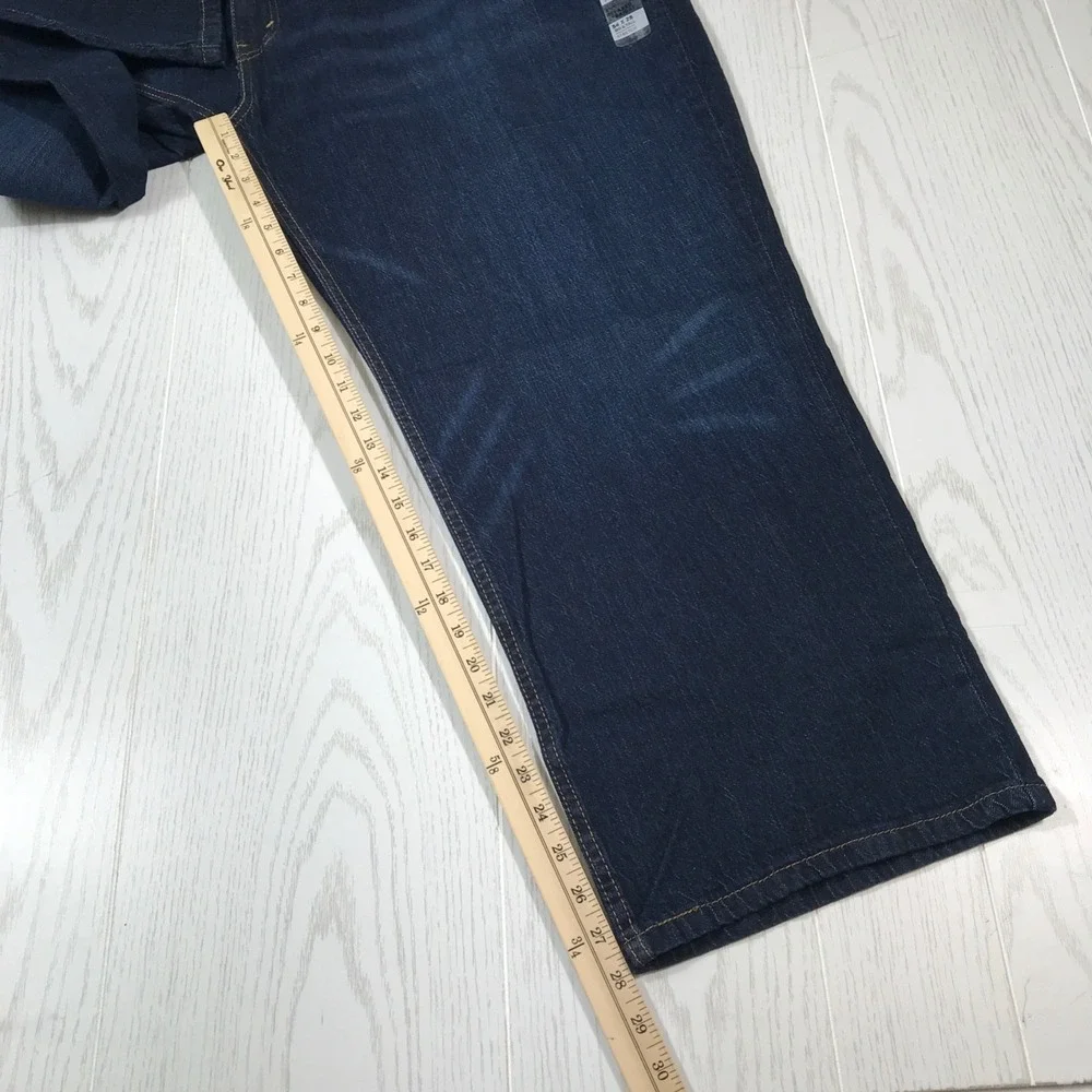 Levi's 559 Relaxed Jeans Men 54x28 Big Tall Blue Stretch Straight High Rise New